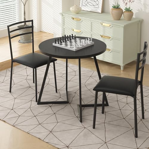 Small Round Dining Table Set for 2 W141398