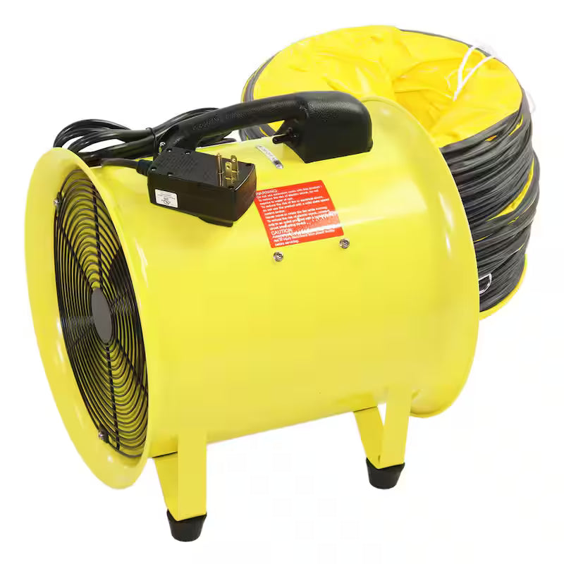 2 Speed Portable Confined Space Ventilator with Hose T2529