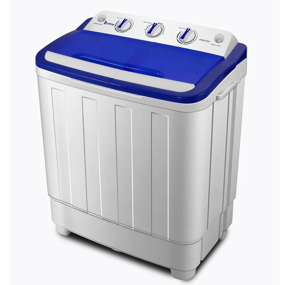 Portable Twin Tub 16.6lbs Washer & Dryer, White G795