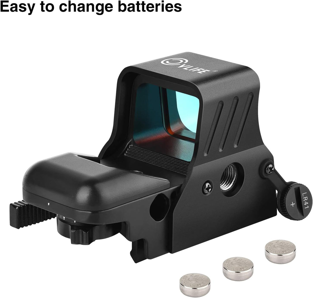 Red Dot Sight with Quick Detach Mount for 20mm Picatinny Rail Pack of 2 B282798