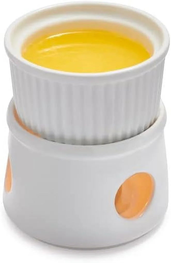 White Butter Warmer O9066