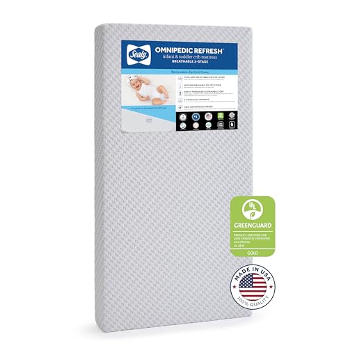 Breathable Crib Mattress, 2 Stage, 52x28 Y97186
