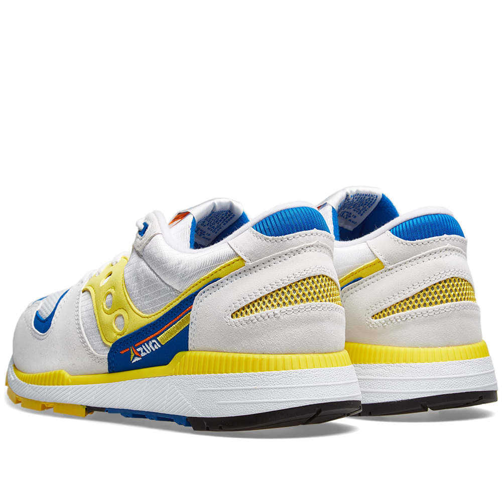 White, Yellow & Blue Saucony Shoes X3018