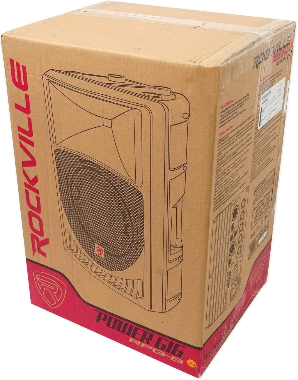 8 Powered PA Speakers and 15 Subwoofer W275