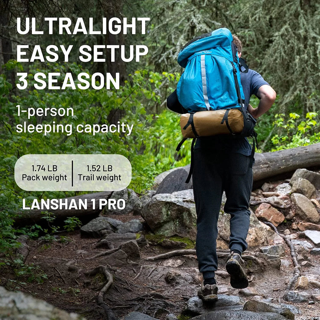 Lanshan Ultralight 3-Season Backpacking Tent V7034