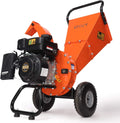 Mini Wood Chipper Shredder Mulcher, 7 HP 212cc Gasoline Engine, 3" Max Wood Diameter X235417