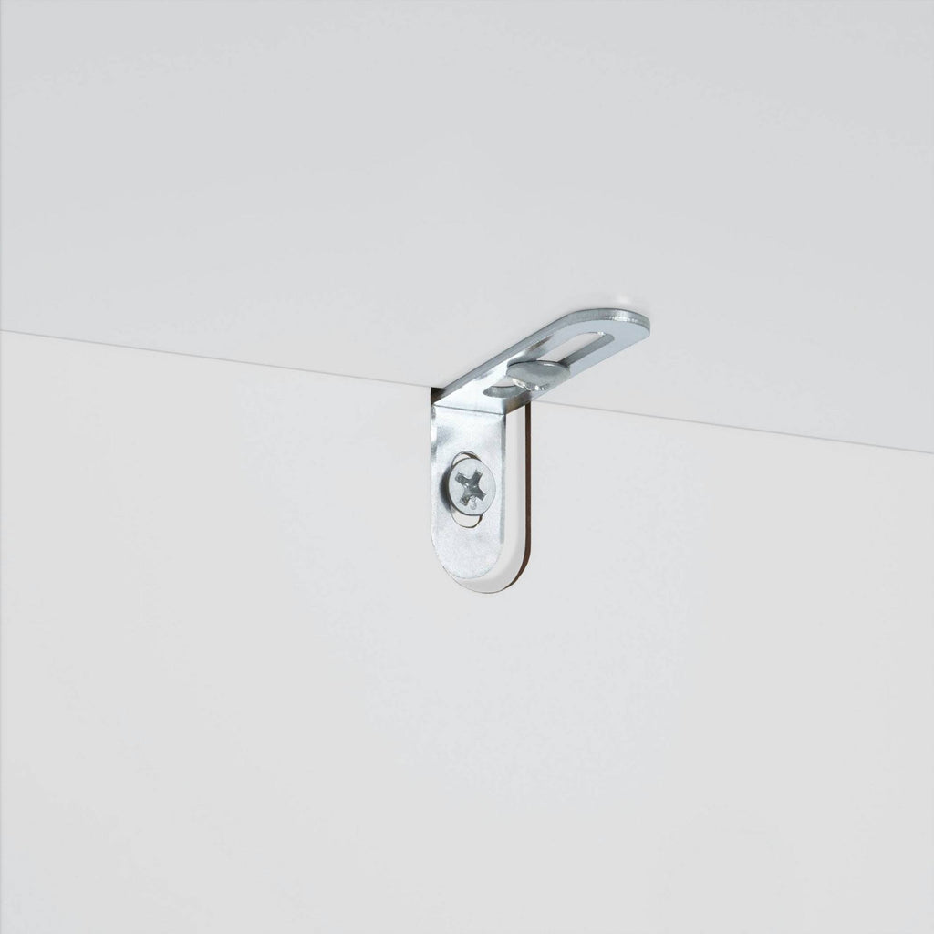 White 3-Cubby 2-Veggie Bin Floor Cabinet E6433