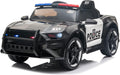 12V Battery Powered Ride on Car Police Car with Parent Remote Control (Rose Red) B654