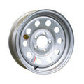 Silver Modular Steel Trailer Wheel 15 x 5 Rim 5 on 4.5 W6640