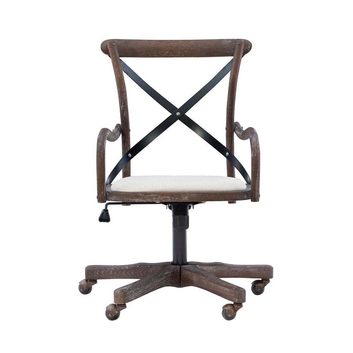 Adjustable Swivel Brown Office Chair A972