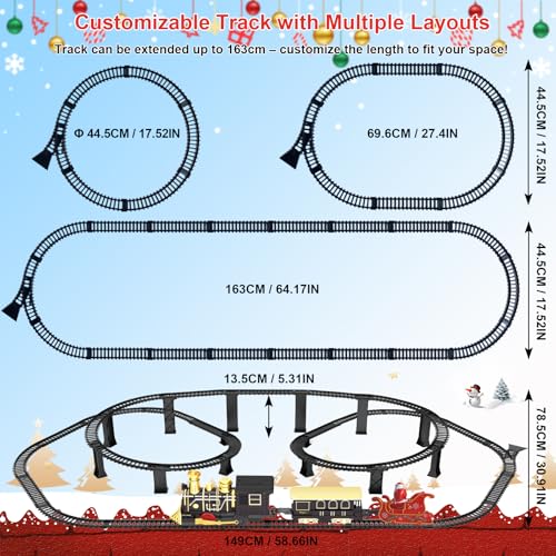 Electric Train Set with 3D Elevated Tracks X951426
