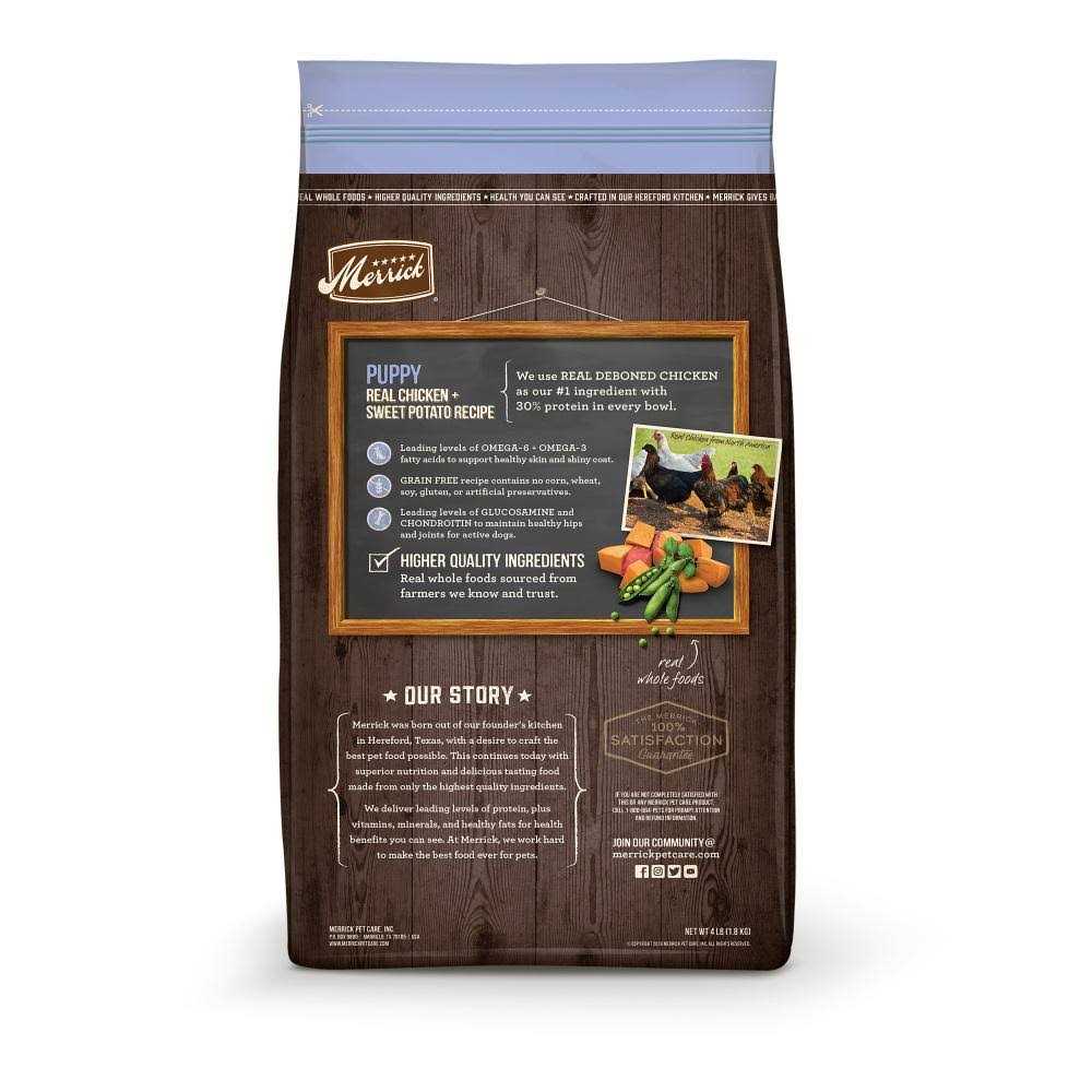 Grain Free Puppy Chicken Sweet Potato Recipe Dry Dog Food L747