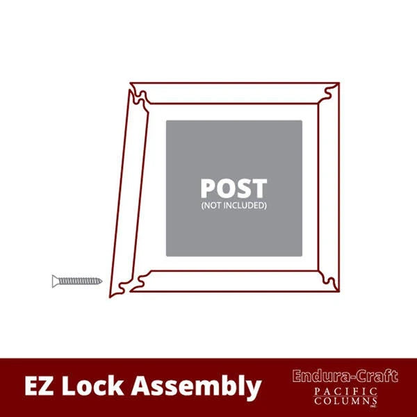 12x22W x 9H Raised Panel Column Z51014