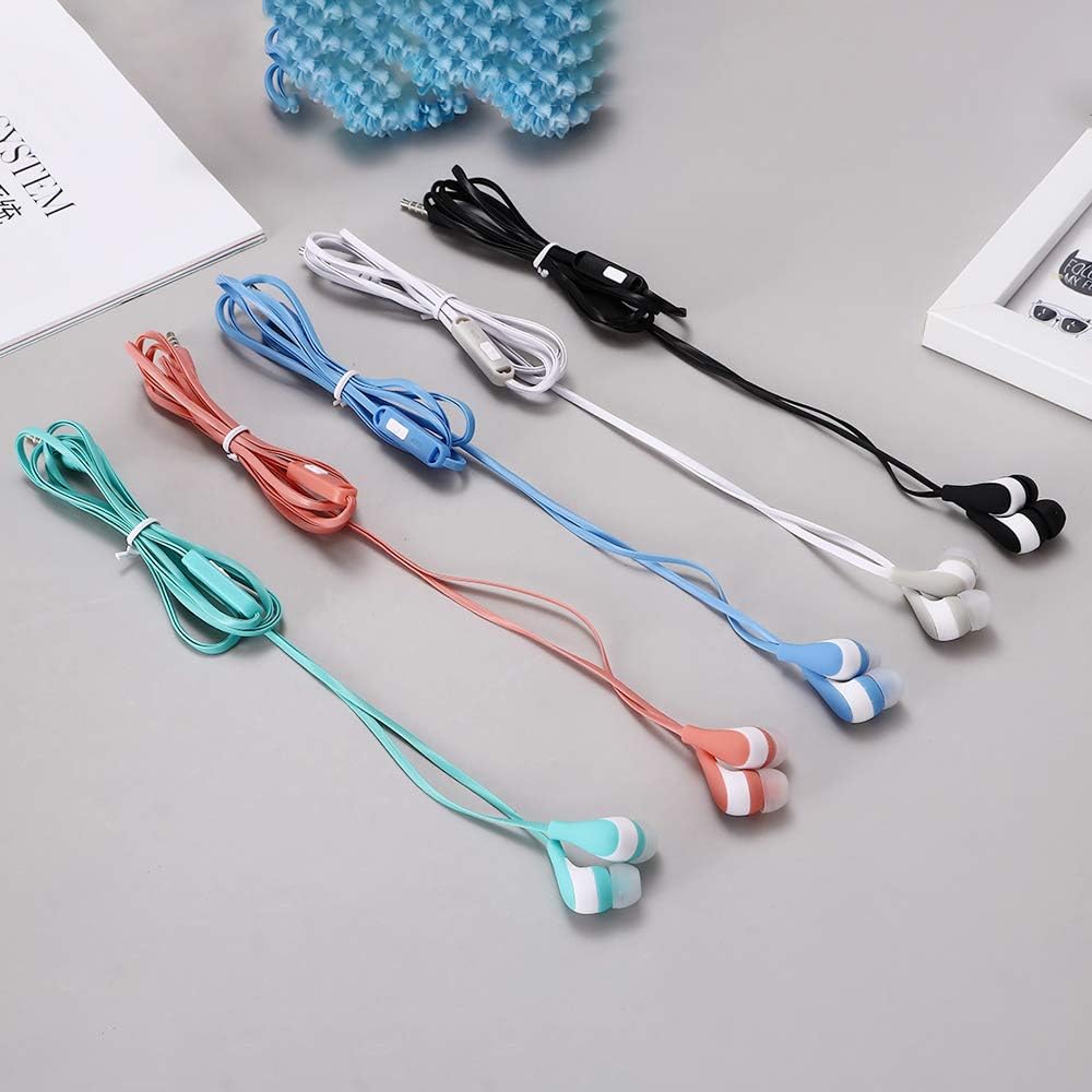 Bulk Earbuds Headphones with Microphone 30 Pack F428001