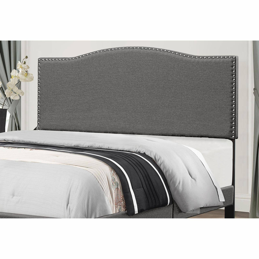 Stone Fabric King Metal Headboard I3915