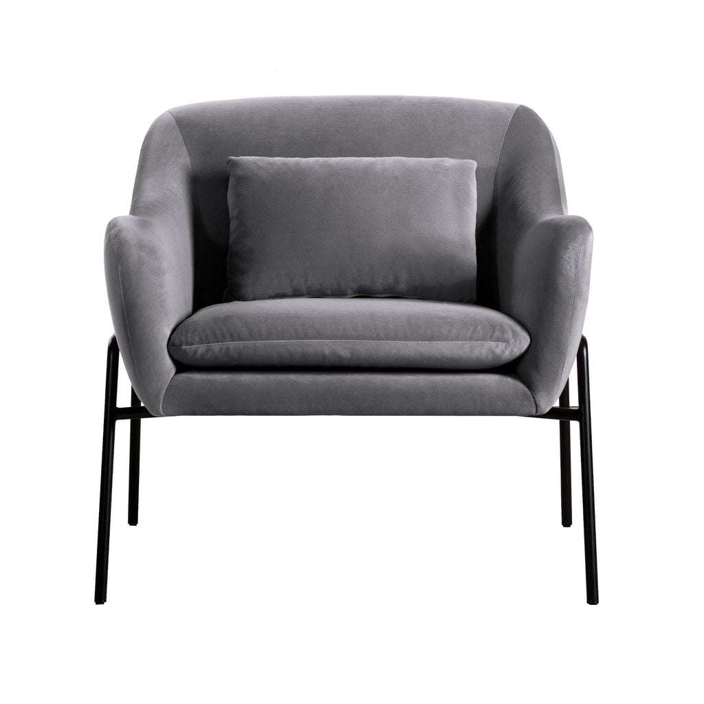 Blue Velvet Accent Chair G200