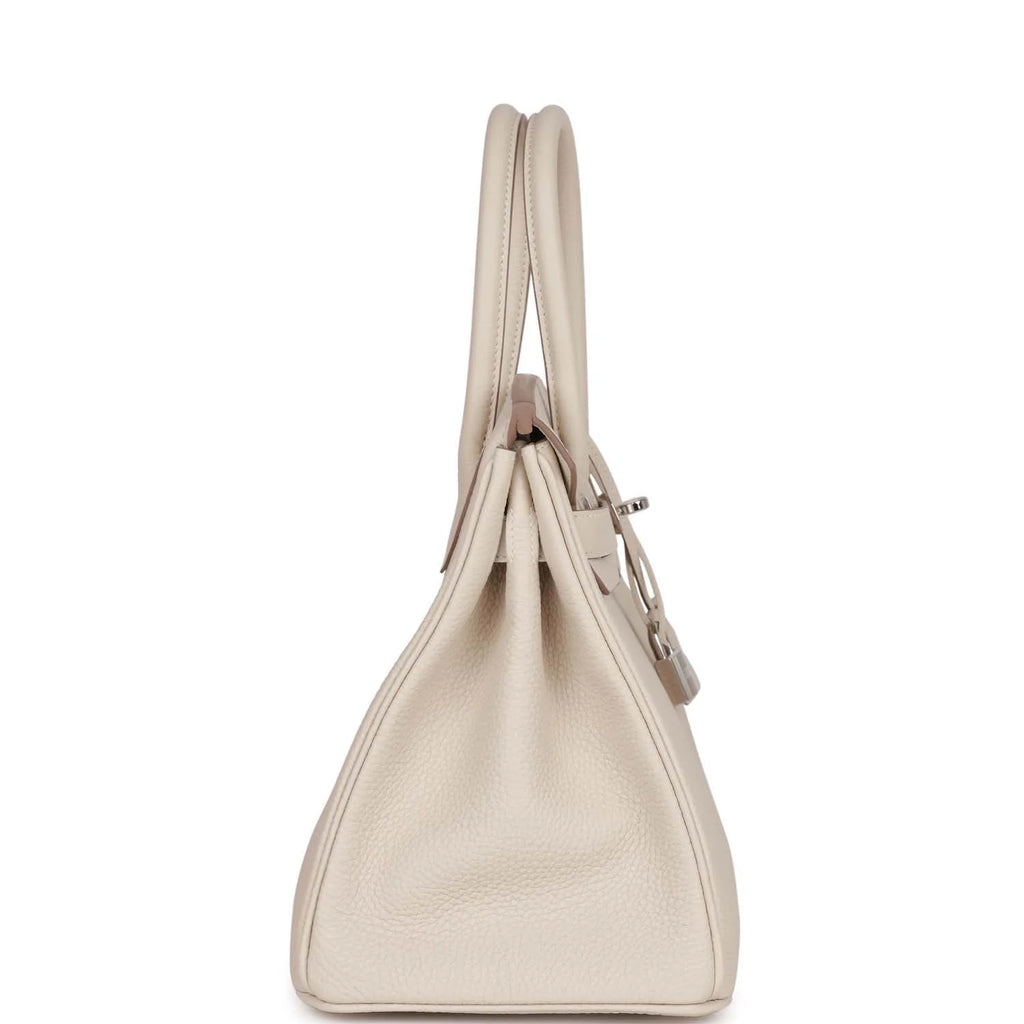 Birkin 30 Craie Togo Palladium Hardware W468