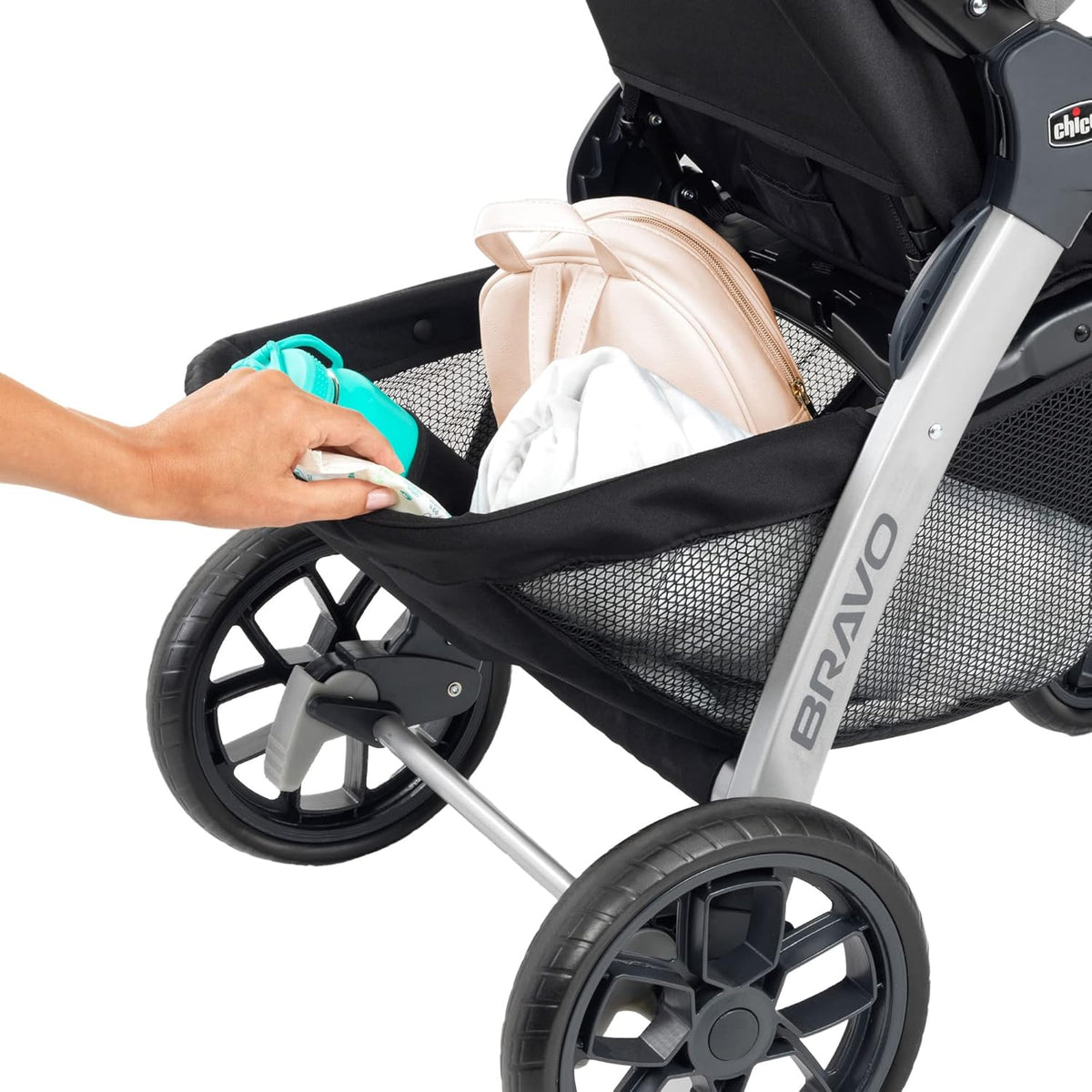 3-in-1 Travel System Stroller with Infant Car Seat and Base, Camden/Black & Grey H679656