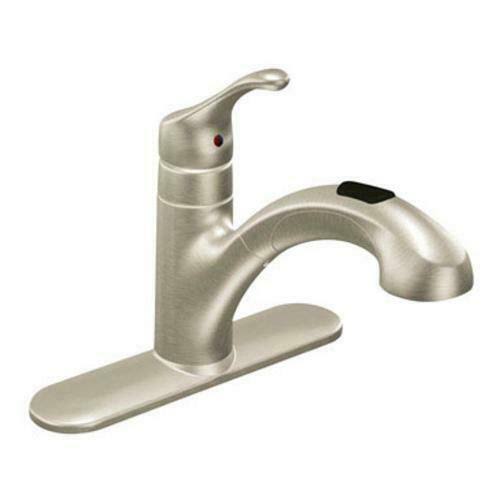 Single-Handle Pullout Kitchen Faucet Stainless B875