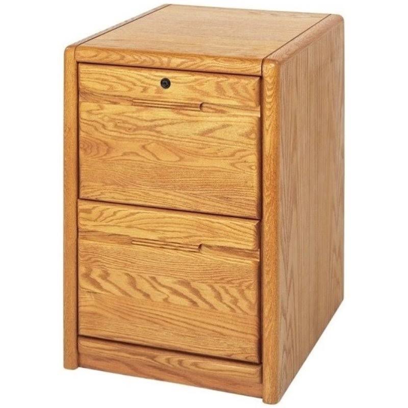 2 Drawer Medium Oak File Cabinet N187694