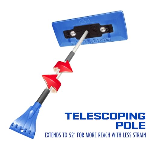 18-Inch Foam Head Snow Broom and Ice Scraper B805221
