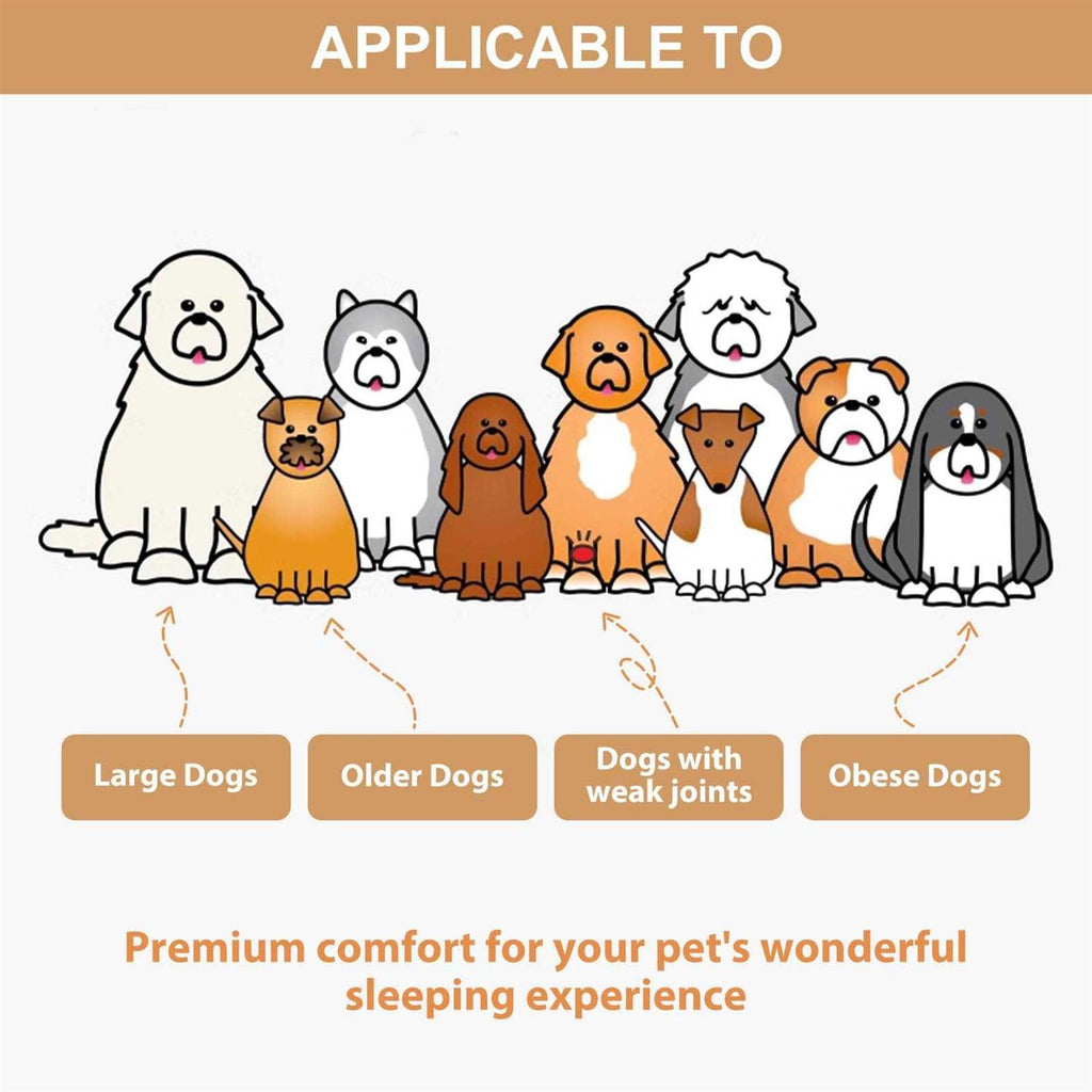 Orthopedic Egg Foam Dog Bed with Removable Washable Cover A684