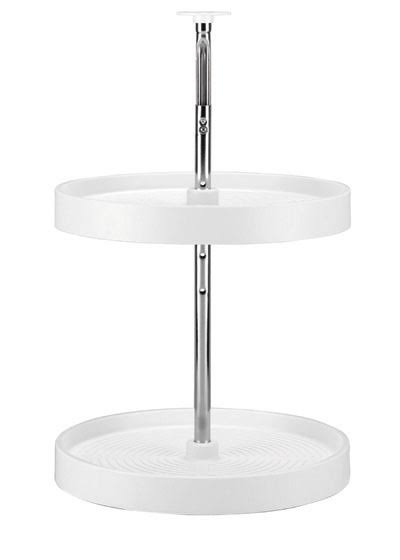 Almond 18 in. Polymer Lazy Susan Set G1184