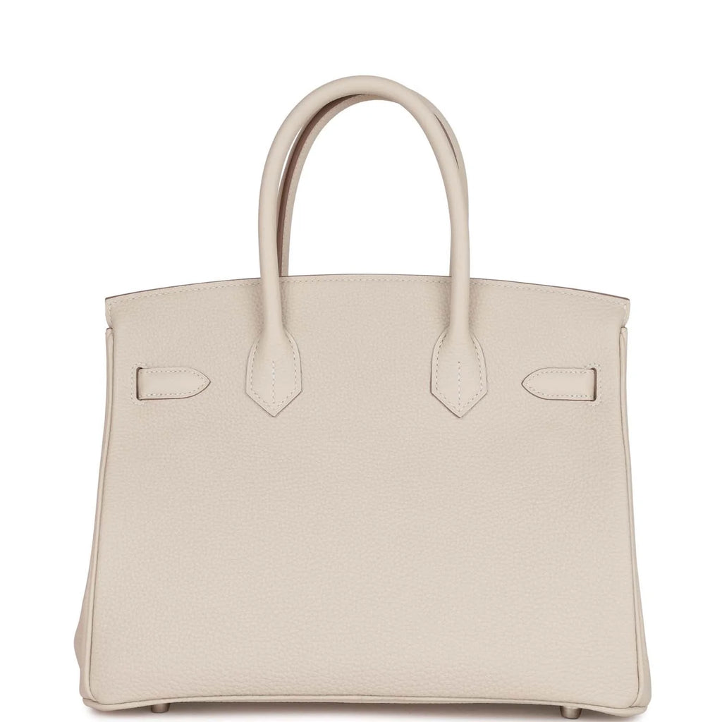 Birkin 30 Craie Togo Palladium Hardware W468