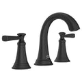 8 in. Widespread 2-Handle Bathroom Faucet in Matte Black Z122386