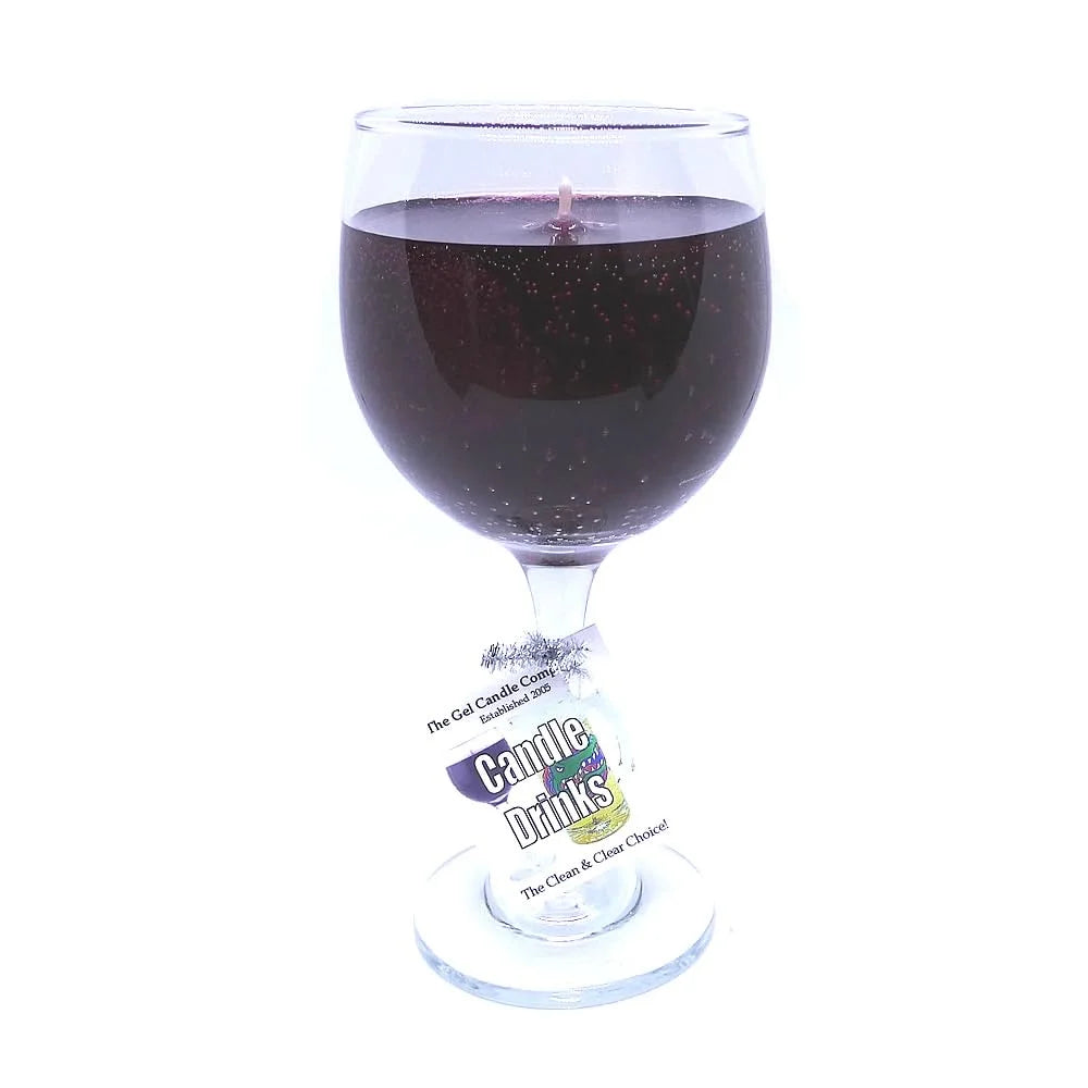 Merlot Scented Wine Candle in Glass N2881