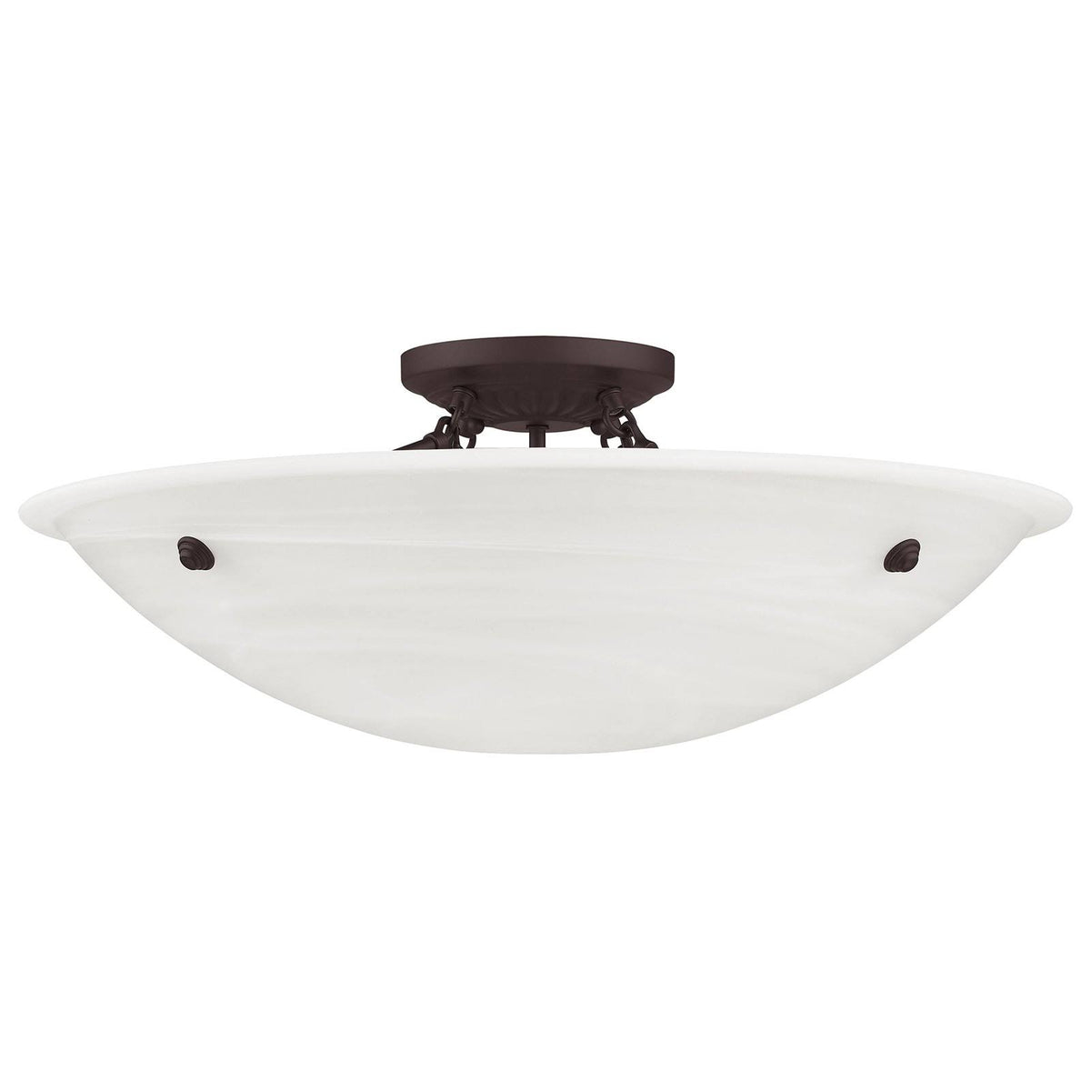 4 Light Flush Mount Antique Brass Y748009