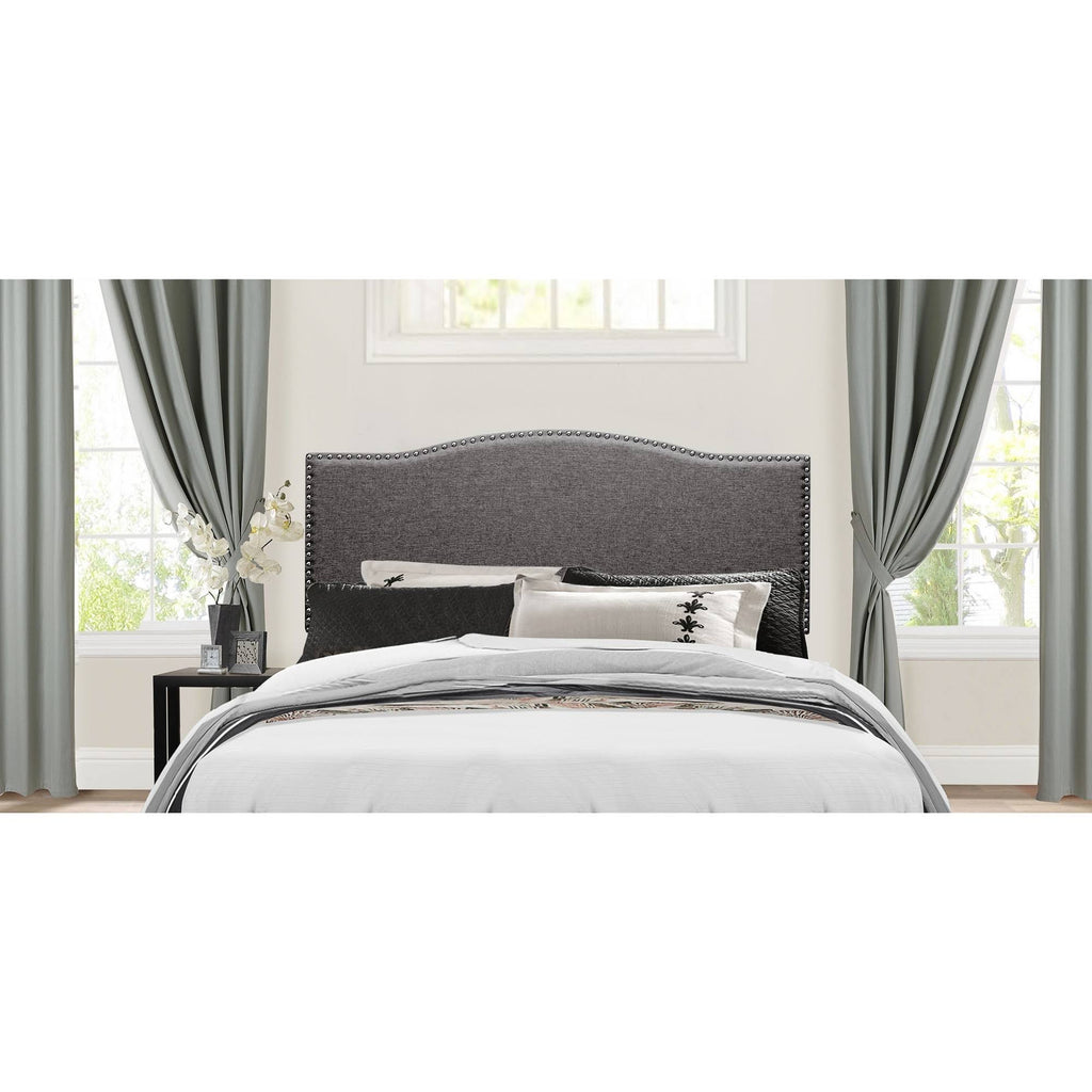 Stone Fabric King Metal Headboard I3915