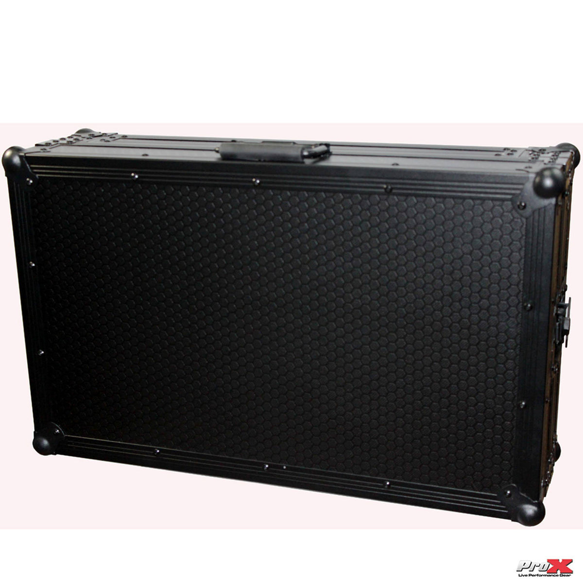 Black Travel Flight Case for Mixtrack Pro 3 with Laptop Shelf K8536