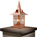 Old Penny Water Glass Pier Mount Light G38657