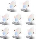 6 Inch Ultra-Thin 15W Recessed LED Ceiling Lights 8 Pack V69400