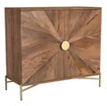 Brown Mango Wood Two Door Cabinet Y293