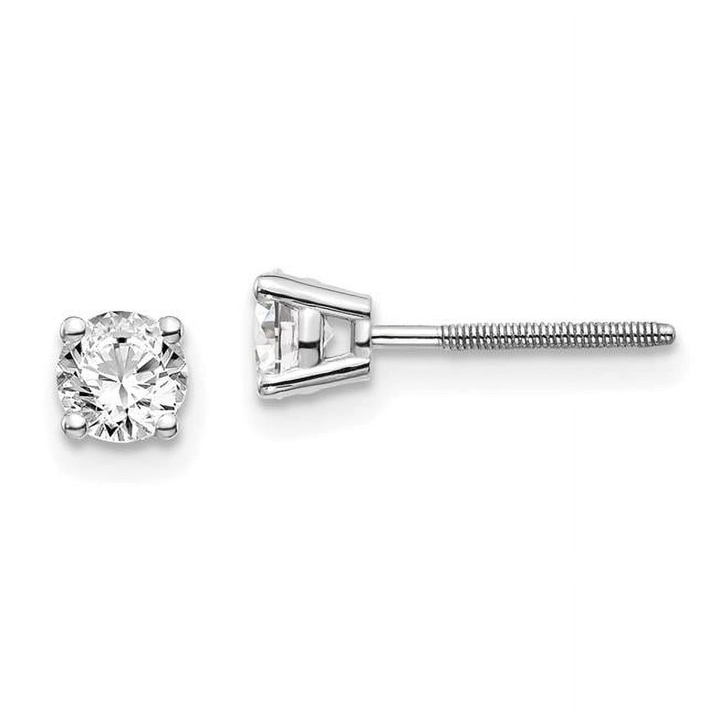14kw 0.60ct SI3 G-I Diamond Stud Earrings W28800