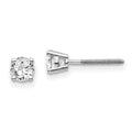 14kw 0.60ct SI3 G-I Diamond Stud Earrings W28800
