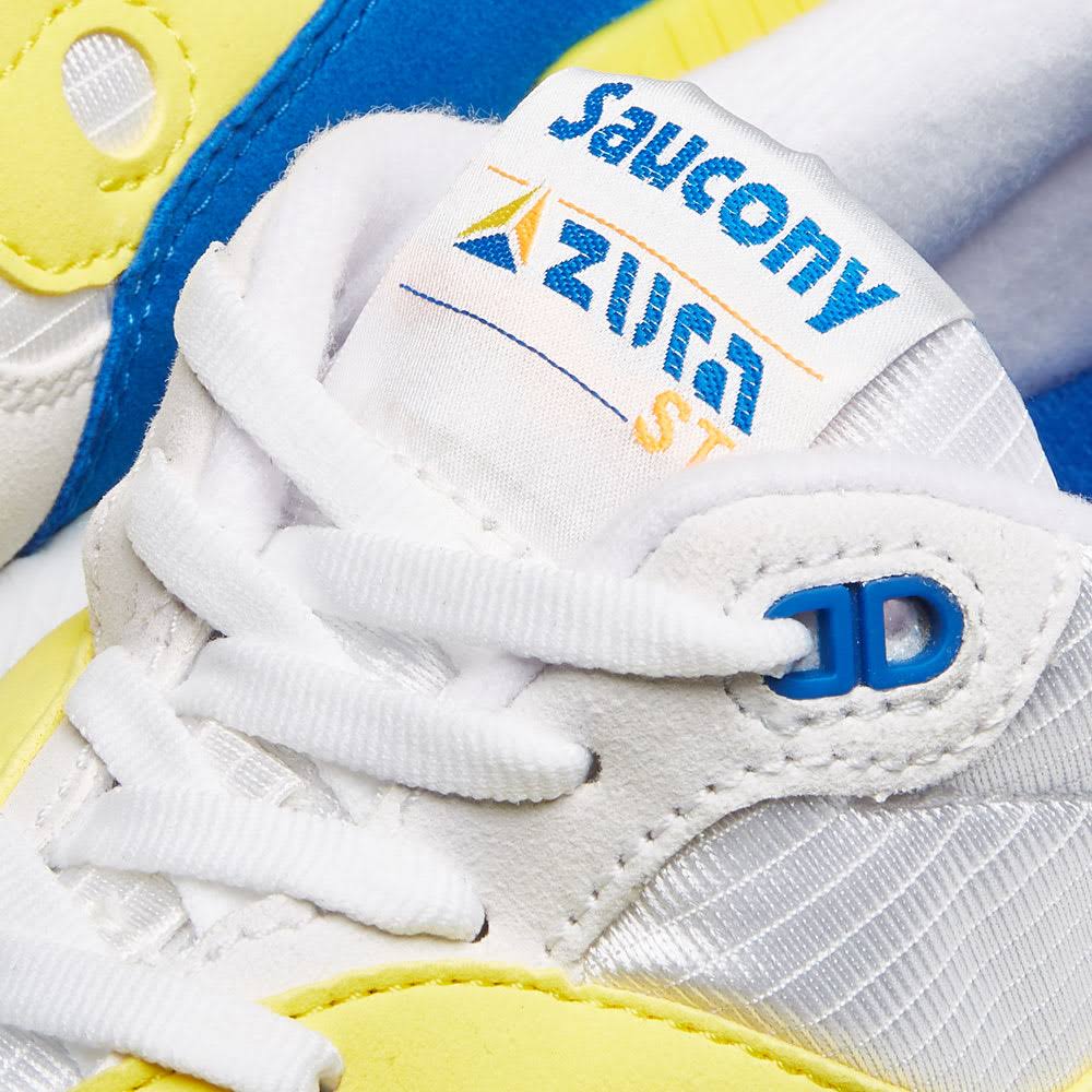 White, Yellow & Blue Saucony Shoes X3018