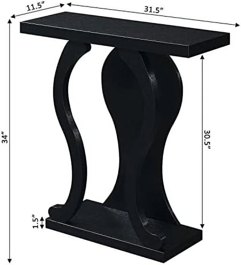 Console Table with Black O77090