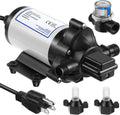 Self Priming Diaphragm Pump 115V 4 Gpm 45 Psi with Power Plug Y30579