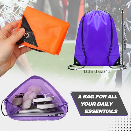 100 Pcs Polyester Drawstring Backpack P23655