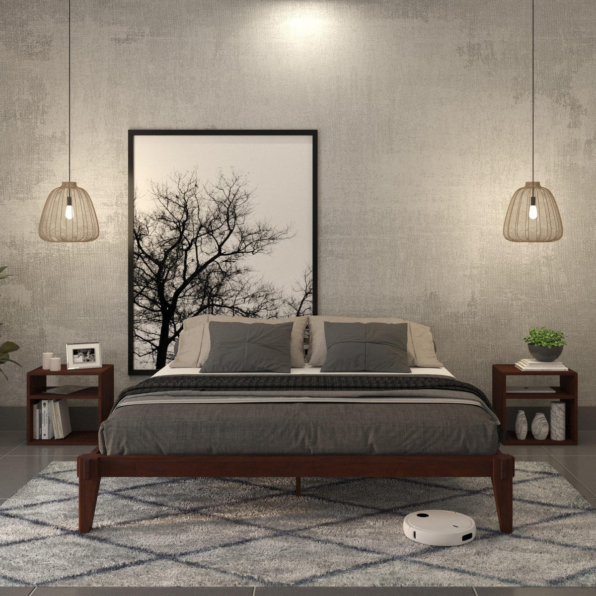 King Platform Bed Frame M282895