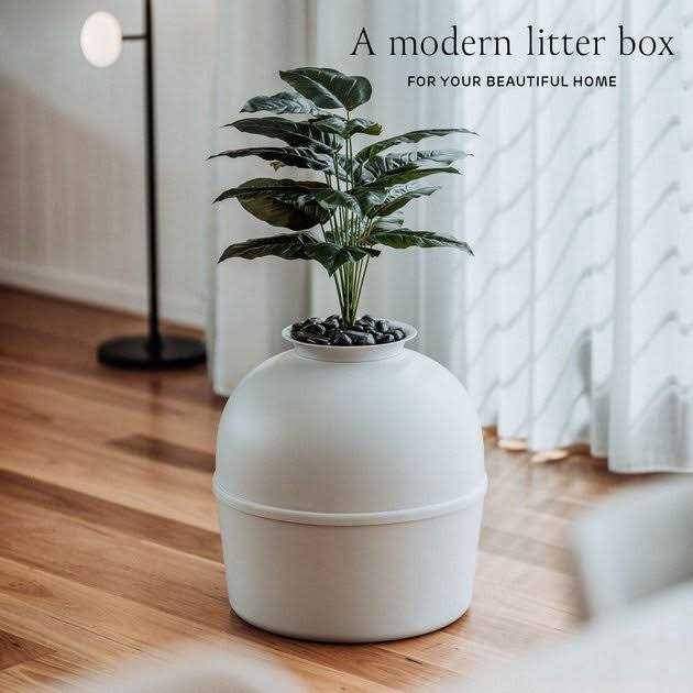 Hidden Litter Box Enclosure with Carbon Filter F702