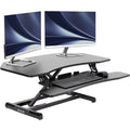 Black Corner Height Adjustable Standing Desk L69094