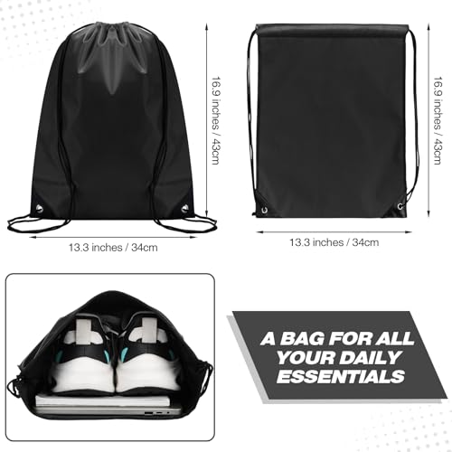 100 Pcs Polyester Drawstring Backpack P23655