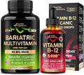 Bariatric Multivitamin Capsules & Organic Vitamin B12 Drops L63619