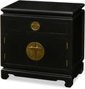 Chinese Elmwood End Cabinet with Brass Hardware P7281