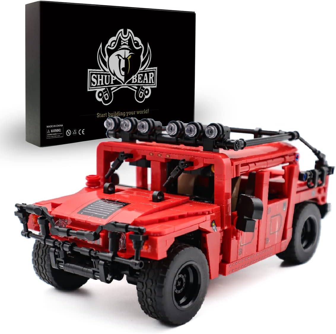 Red Racing Car Building Blocks Set 953PCS U260