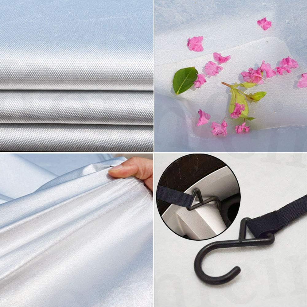 Half Car Cover with Cotton Waterproof Universal Fit Hatchback Length 158'' to 173'' N789610
